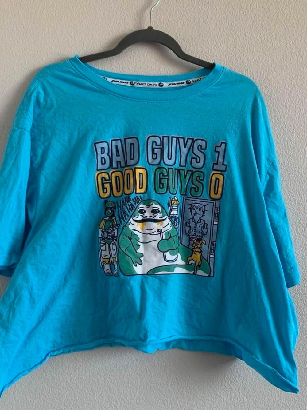 Kids Blue Graphic Tee - Bad Guys Design